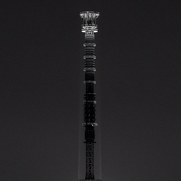 Tower of Gain / #skytree #bw#blackwhite#blackandwhite#monochrome